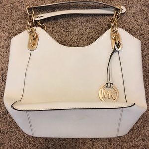 New Michael Kors White Purse